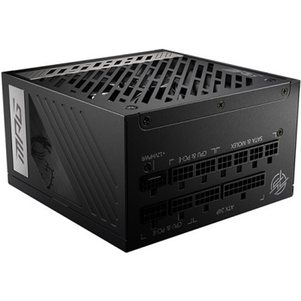 Блок питания MSI 750W MPG A750G PCIE5, модульный, 16 Pin PCIe Gen 5.0, 80 PLUS Gold (306-7ZP7A11-CE0)