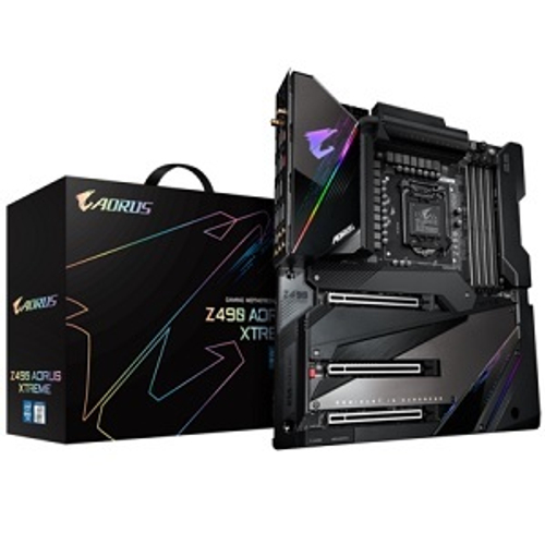 Материнская плата Gigabyte Z490 AORUS XTREME (LGA1200/Z490/4xDDR4/3xPCI-E/2xM.2/SB7.1/GLAN/Wi-Fi/BT/HDMI/2xType-C/EATX)