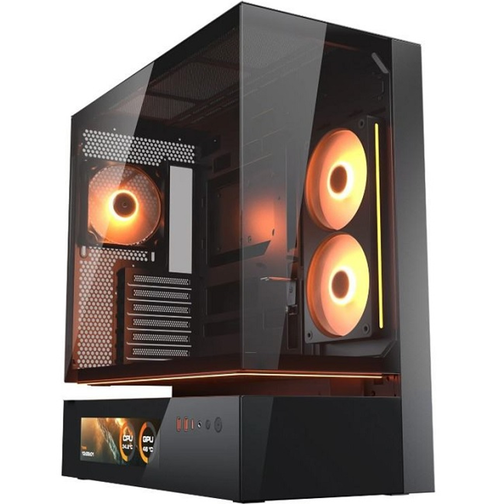 Корпус Midi-Tower Cougar CFV235 Vision ARGB, SSI CEB, черный (CGR-2DA4B-V)