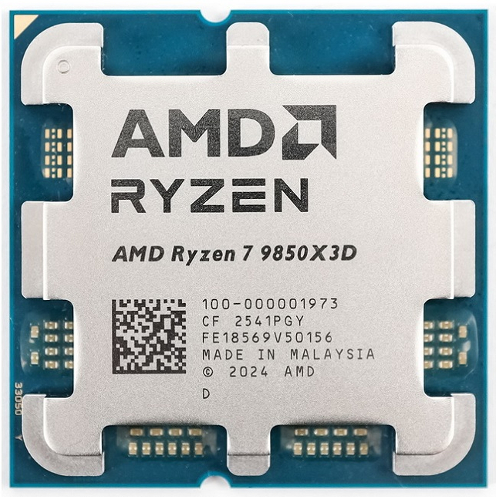 Процессор AMD Ryzen 9 9850X3D Granite Ridge, AM5, 8C/16T, 4.7-5.6Ghz, L3 96Mb, 120W, OEM (100-000001973)