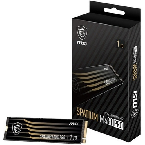 Жесткий диск SSD M.2 2Tb MSI SPATIUM M480 PRO, 7400/7000MBs, 1000K IOPS, TLC 3D NAND, PCI-E 4.0 x4 (S78-440Q600-P83)