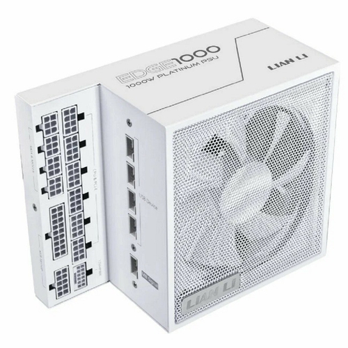 Блок питания Lian Li 1000W EG1000G White, модульный, 16 Pin PCIe 5.1, USB HUB, 80 PLUS Gold (G9P.EG1000G.WH00.RU)