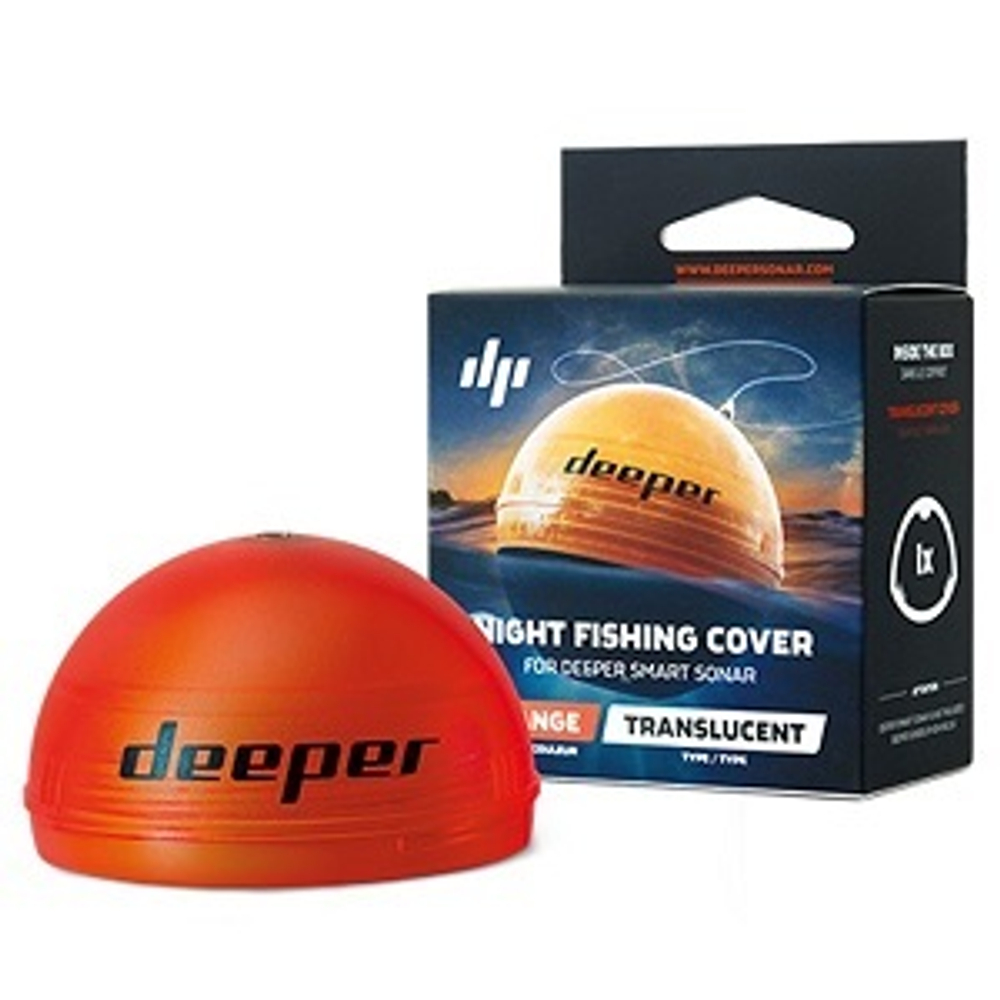 Цветная крышка для ночной рыбалки Deeper NIGHT COVER, orange (FLACC04)