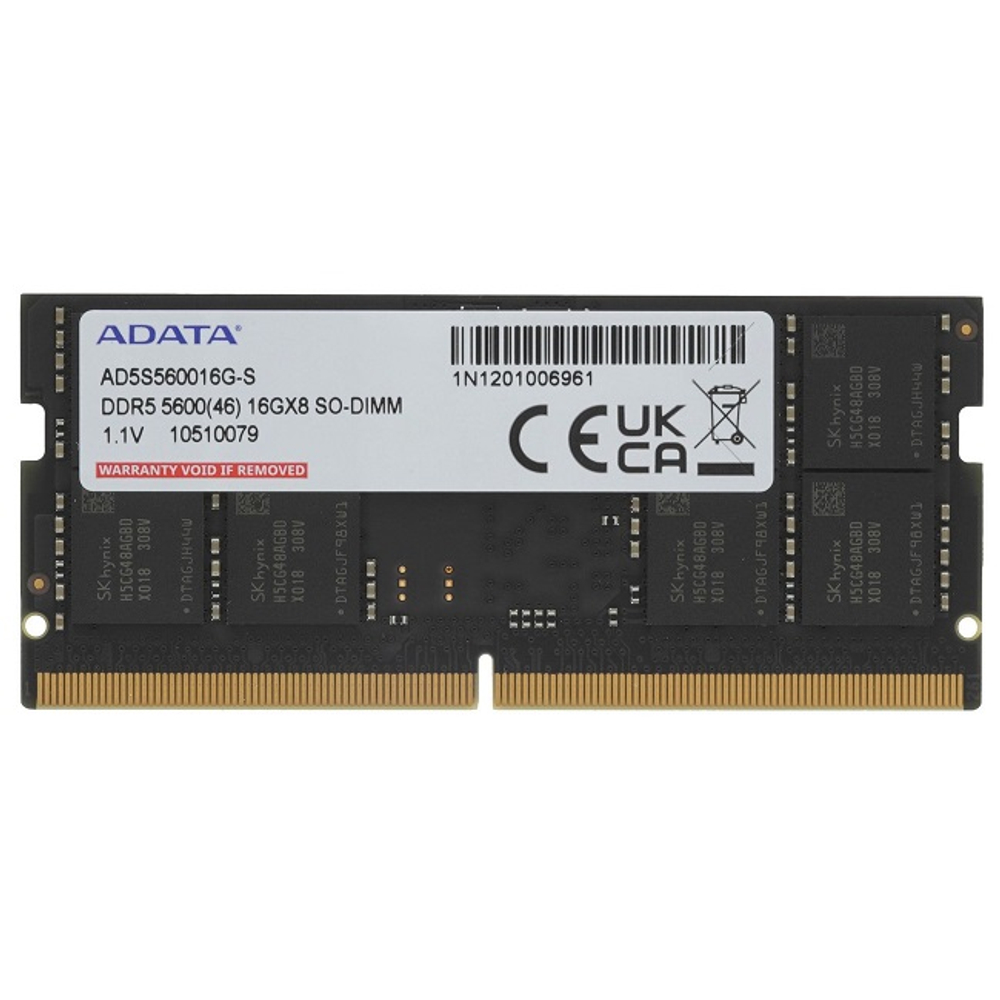 Модуль памяти NBook SO-DDR5 16GB, 5600Mhz, ADATA (AD5S560016G-S)