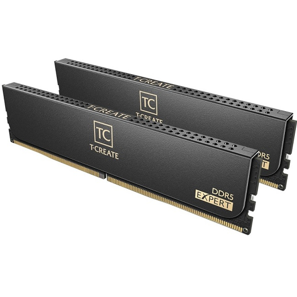 Модуль памяти DIMM DDR5 64Gb, 6400Mhz, 2x32Gb, Team Group T-CREATE Expert Black (CTCED564G6400HC40BDC01)