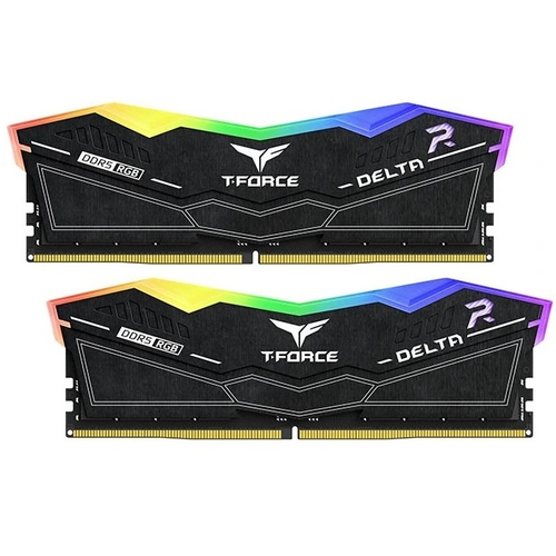Модуль памяти DIMM DDR5 32Gb, 6000Mhz, 2x16Gb, Team Group T-FORCE Delta RGB Black (FF3D532G6000HC38ADC01)