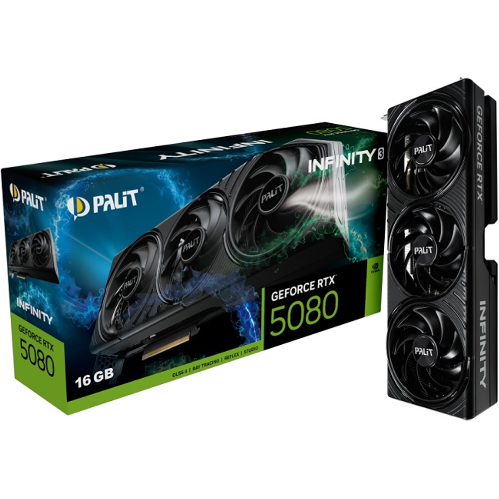 Видеокарта Palit GeForce RTX 5080 Infinity 3 16GB (NE75080019T2-GB2035S)