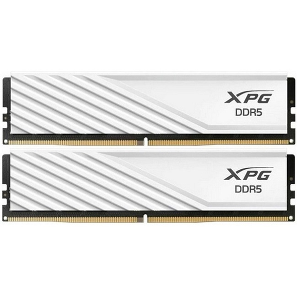 Модуль памяти DIMM DDR5 32Gb, 5600Mhz, 2x16Gb, ADATA XPG Lancer Blade White (AX5U5600C4616G-DTLABWH)