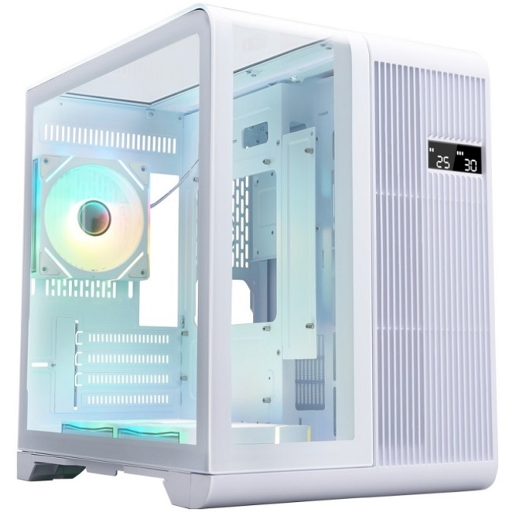 Корпус Mini-Tower 1STPLAYER RT5, ARGB, Micro-ATX, белый (RT5-WH)