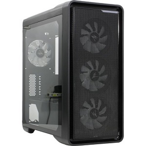 Корпус Mini-Tower Zalman M3 Plus RGB TG, Micro-ATX, Black (M3 Plus RGB)