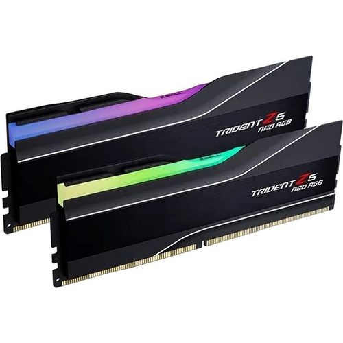 Модуль памяти DIMM DDR5 64Gb, 6000Mhz, 2x32Gb, G.Skill Trident Z5 NEO RGB Black (F5-6000J3636F32GX2-TZ5NR)