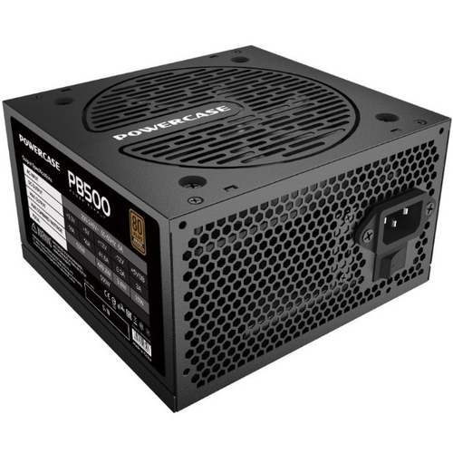 Блок питания PowerCase 500W PB500 Black, 120 мм, 80 PLUS Bronze (PS-500B-DC)