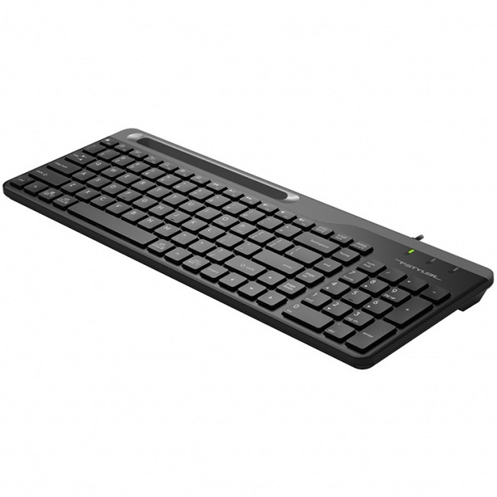Клавиатура A4Tech Fstyler FK25 Slim, влагозащитная, USB, черный