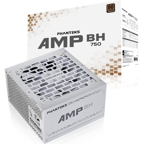 Блок питания PHANTEKS AMP 750W AMP BH White, 120 мм, 16 Pin PCIe 5.0, 80 PLUS Bronze (PH-P750B_WT01)