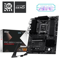 Материнская плата MSI PRO B850-S WIFI6E (AM5/AMD B850/4xDDR5/2xPCI-Ex16/2xM.2/SB7.1/Wi-Fi/BT/GLAN/DisplayPort/HDMI/ATX)