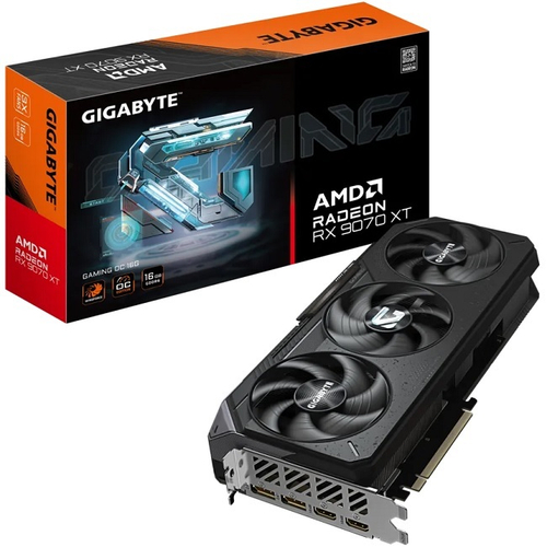 Видеокарта GIGABYTE Radeon RX 9070 XT GAMING OC 16GB (GV-R9070XTGAMING OC-16GD)