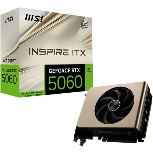 Видеокарта MSI GeForce RTX 5060 INSPIRE ITX OC 8GB (G5060-8IIC)