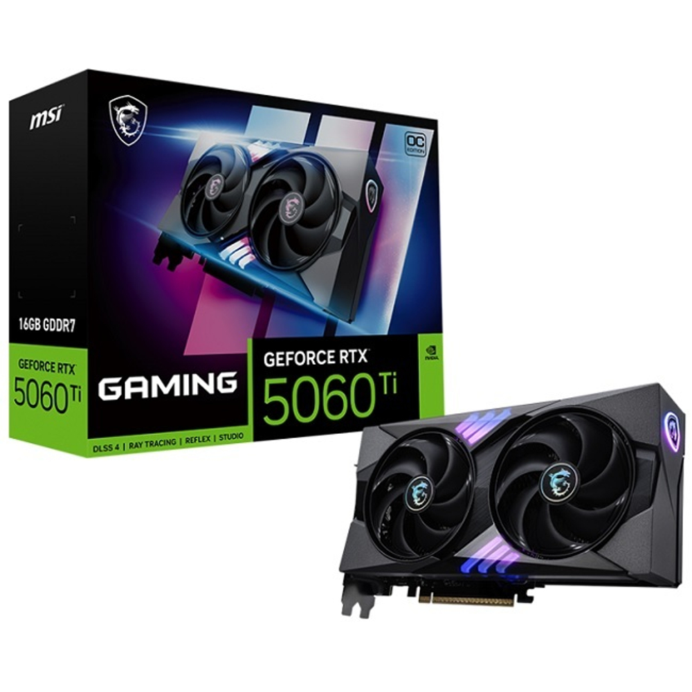 Видеокарта MSI GeForce RTX 5060 Ti GAMING OC 16GB (G506T-16GC)