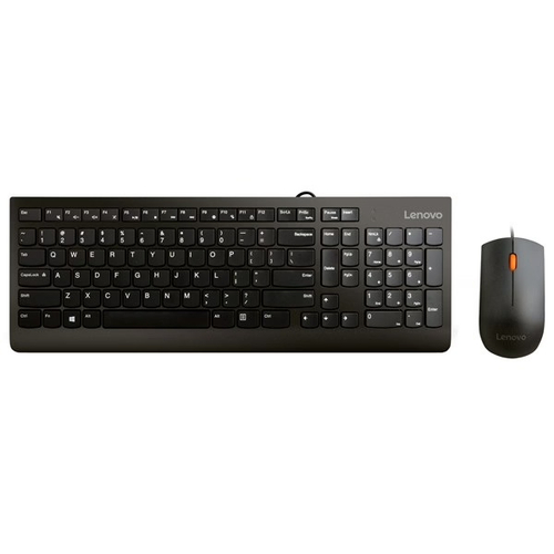 Клавиатура + Мышь Lenovo 300 Wired Combo Black USB (GX30M39635)