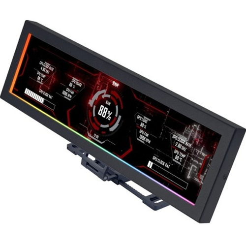Универсальный LCD дисплей 8.8" Lian Li, IPS, 1920x480, ARGB, USB, черный (G89.SM088X.R0)