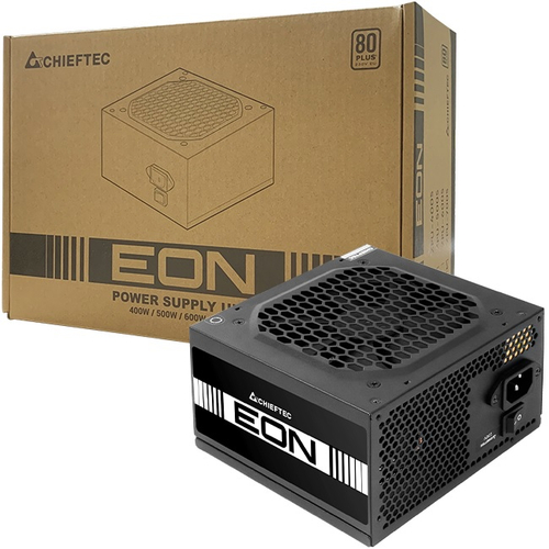 Блок питания Chieftec 600W EON, 120 мм, 80 PLUS Standard (ZPU-600S)