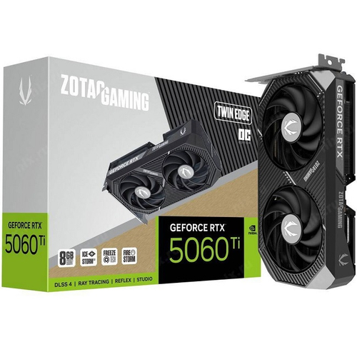 Видеокарта Zotac GeForce RTX 5060 Ti TWIN EDGE 8GB (ZT-B50610H-10M)