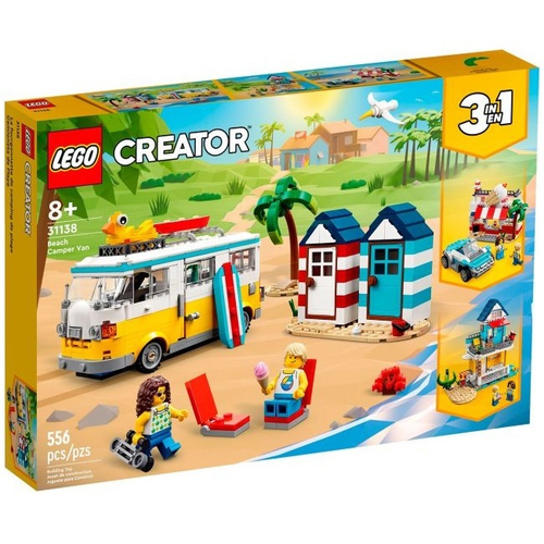 Конструктор LEGO Creator 31138 Туристический фургон на пляже