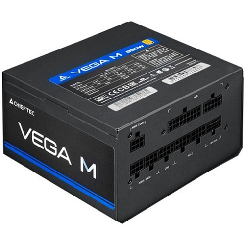 Блок питания Chieftec 750W Vega M Black, модульный, 16 Pin PCIe 5.0, 80 PLUS Gold (PPG-750-C)