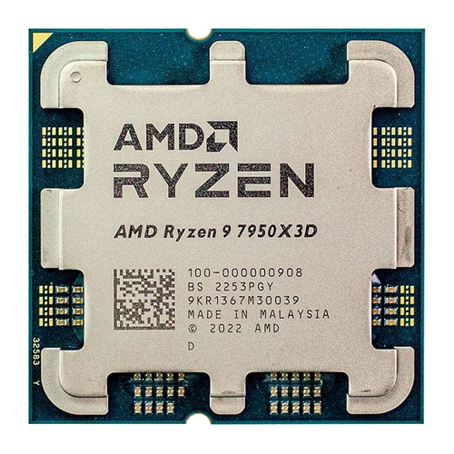 Процессор AMD Ryzen 9 7950X3D Raphael, AM5, 5700Mhz, L3 128Mb, OEM (100-000000908)