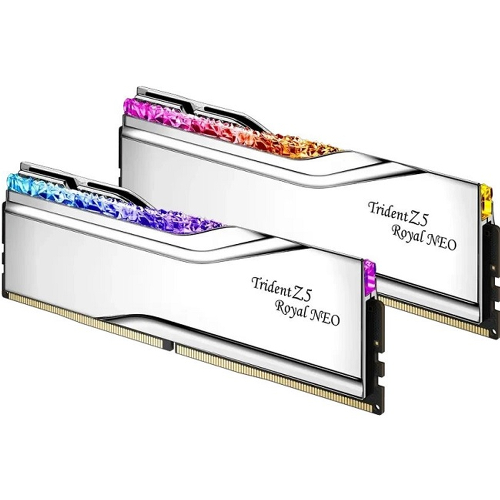 Модуль памяти DIMM DDR5 32Gb, 6000Mhz, 2x16Gb, G.Skill Trident Z5 Royal Neo RGB (F5-6000J2836G16GX2-TR5NS)