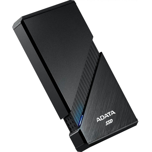 Внешний жесткий диск SSD 4Tb, A-DATA Portable SE920, 3800/3700MBs, USB-C 4.0, Black (SE920-4TCBK)