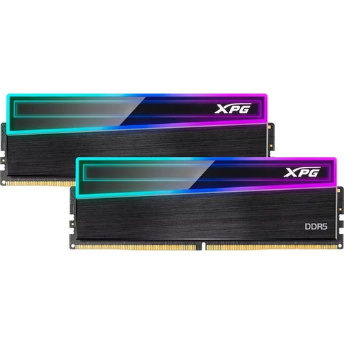 Модуль памяти DIMM DDR5 32Gb, 5600Mhz, 2x16Gb, ADATA XPG Novakey RGB Black (AX5U5600C4616G-DCNKRBK)