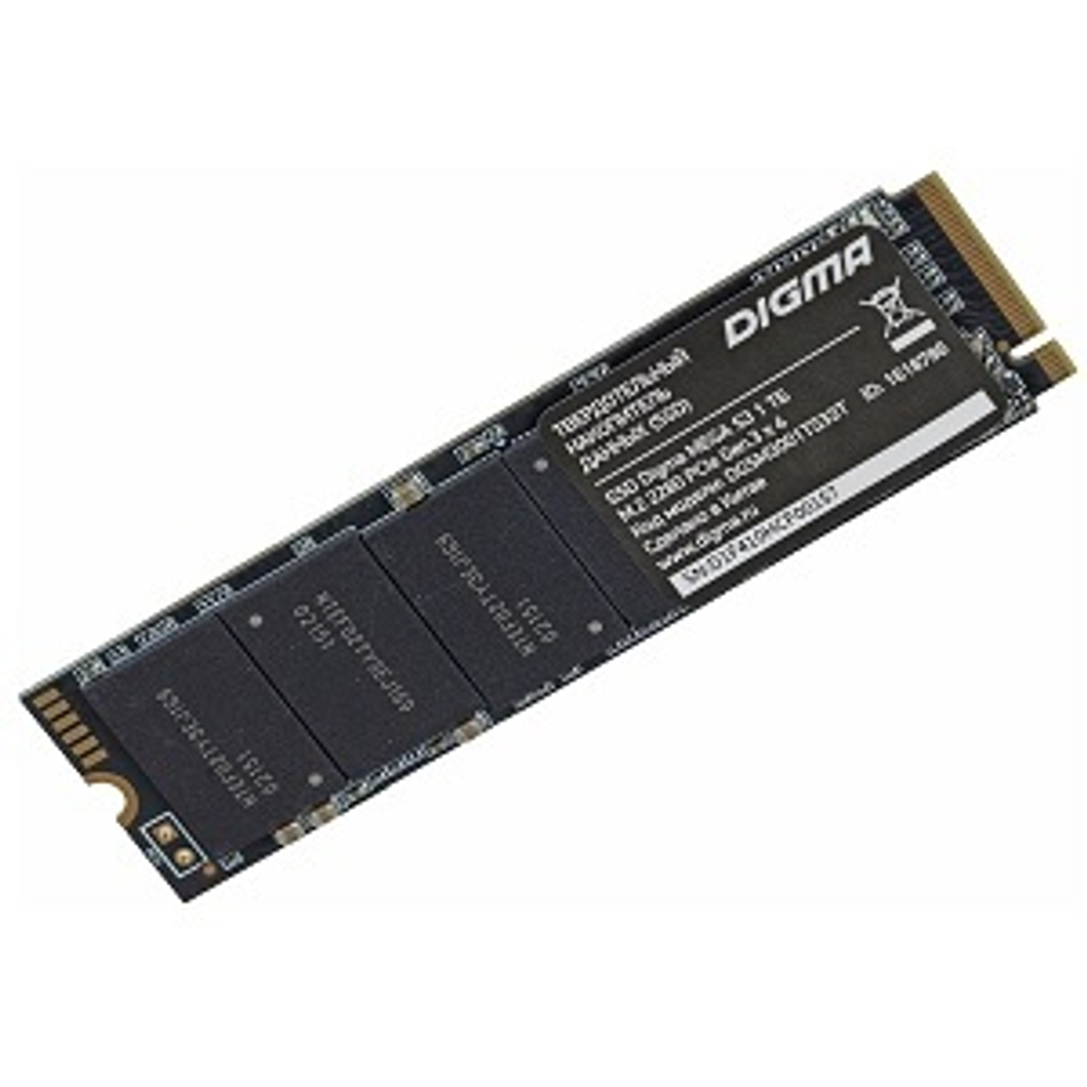 Жесткий диск SSD M.2 1Tb DIGMA S3, 2130/1720MBs, 150000 IOPS, TLC 3D NAND, 2280. PCI-E3.0x4 (DGSM3001TS33T)