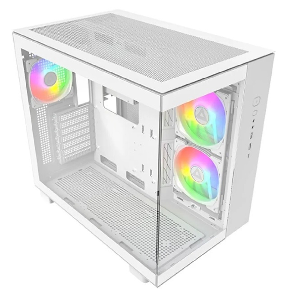 Корпус Midi-Tower Montech KING 65 PRO, ARGB, ATX, белый (KING65PW)