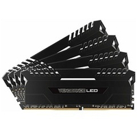 Модуль памяти DIMM DDR4 64Gb, 3000Mhz, 4х16GB, Corsair Vengeance LED (CMU64GX4M4C3000C15)