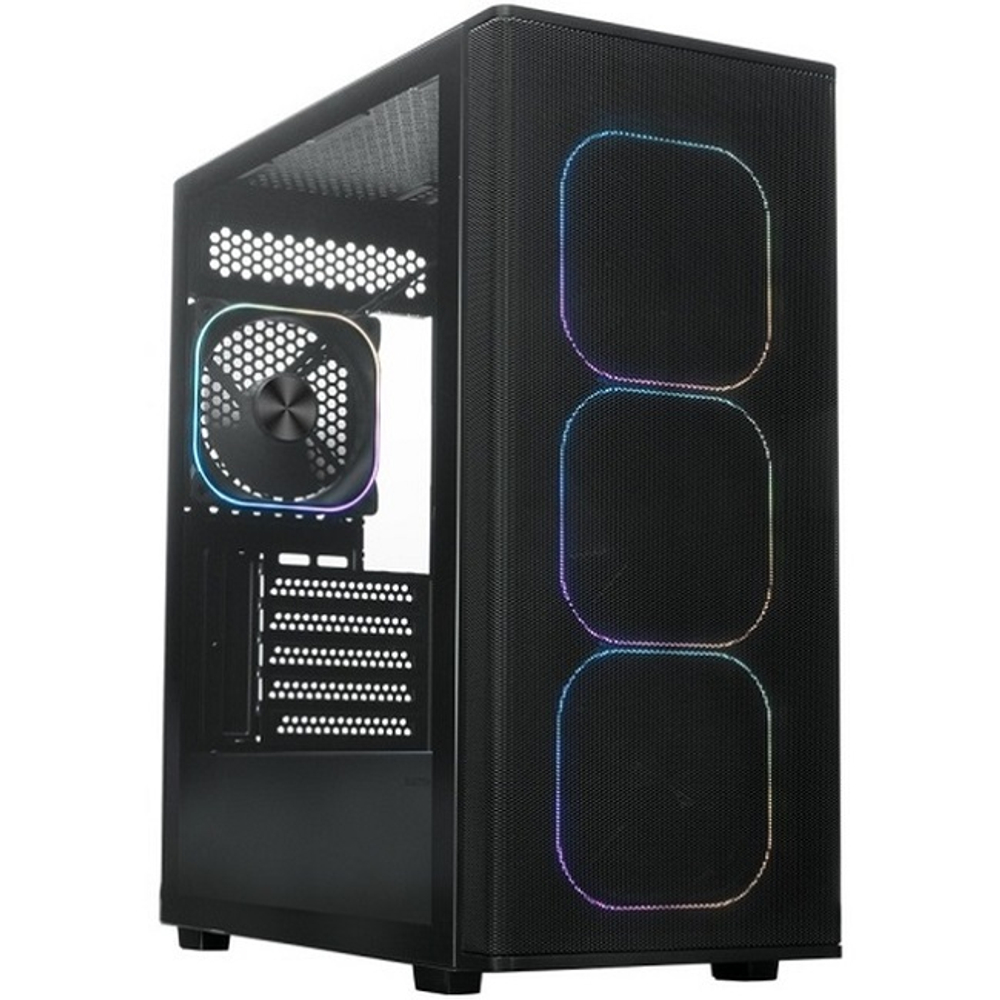 Корпус Mini-Tower XASTRA A300M 4ARGB-C6 TG, Micro-ATX, Black (A300M-4FG12A-C6)