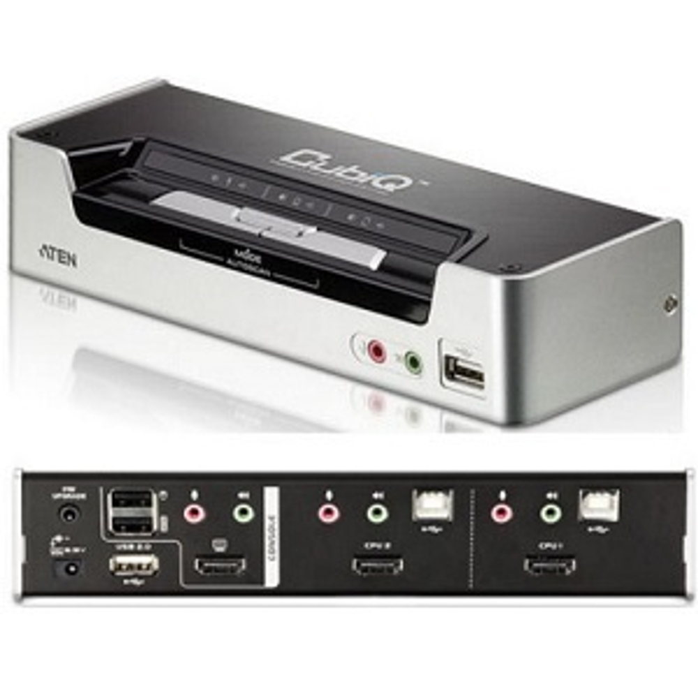 KVM переключатель ATEN CubiQ CS1792, 2xUSB2.0, 2xHDMI (CS1792-B)