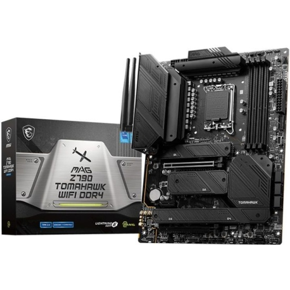 Материнская плата MSI MAG Z790 TOMAHAWK WIFI (LGA1700/Z790/4xDDR5/2xPCI-Ex16/4xM.2/SB7.1/GLAN/Wi-Fi/BT/HDMI/DP/ATX)