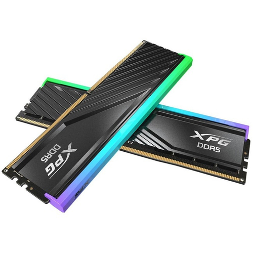 Модуль памяти DIMM DDR5 32Gb, 6400Mhz, 2x16Gb, ADATA XPG Lancer RGB Black (AX5U6400C3216G-DTLABRBK)