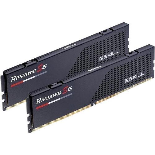 Модуль памяти DIMM DDR5 64Gb, 6000Mhz, 2x32Gb, G.Skill Ripjaws S5 Black (F5-6000J3238G32GX2-RS5K)