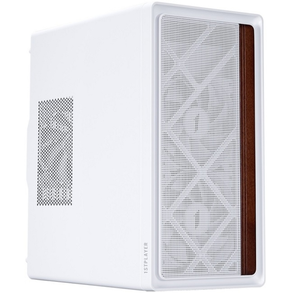 Корпус Mini-Tower 1STPLAYER WD1, Micro-ATX, белый (WD1-WH-3F-W)