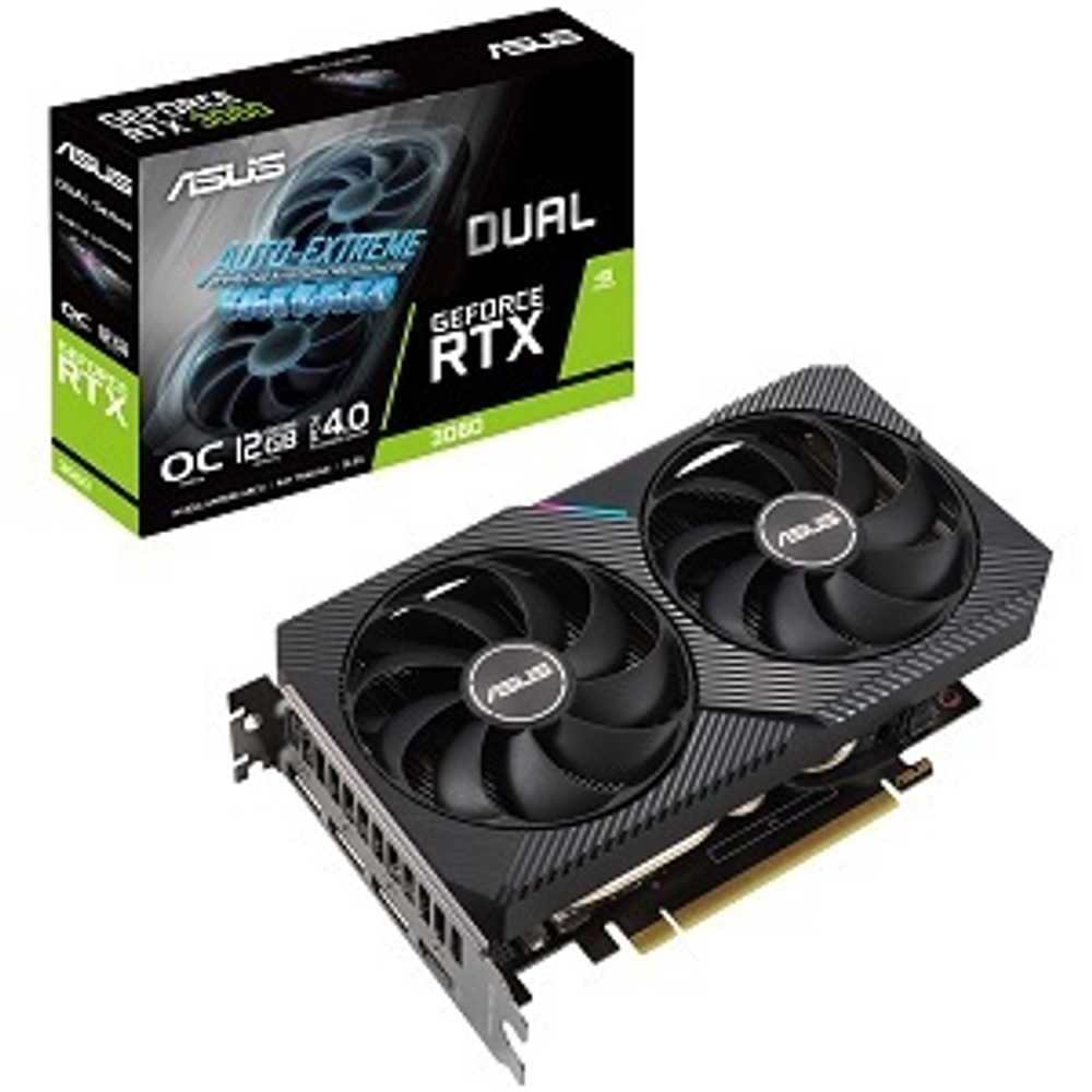 Видеокарта ASUS GeForce RTX 3060 DUAL OC V2 12GB (DUAL-RTX3060-O12G-V2)