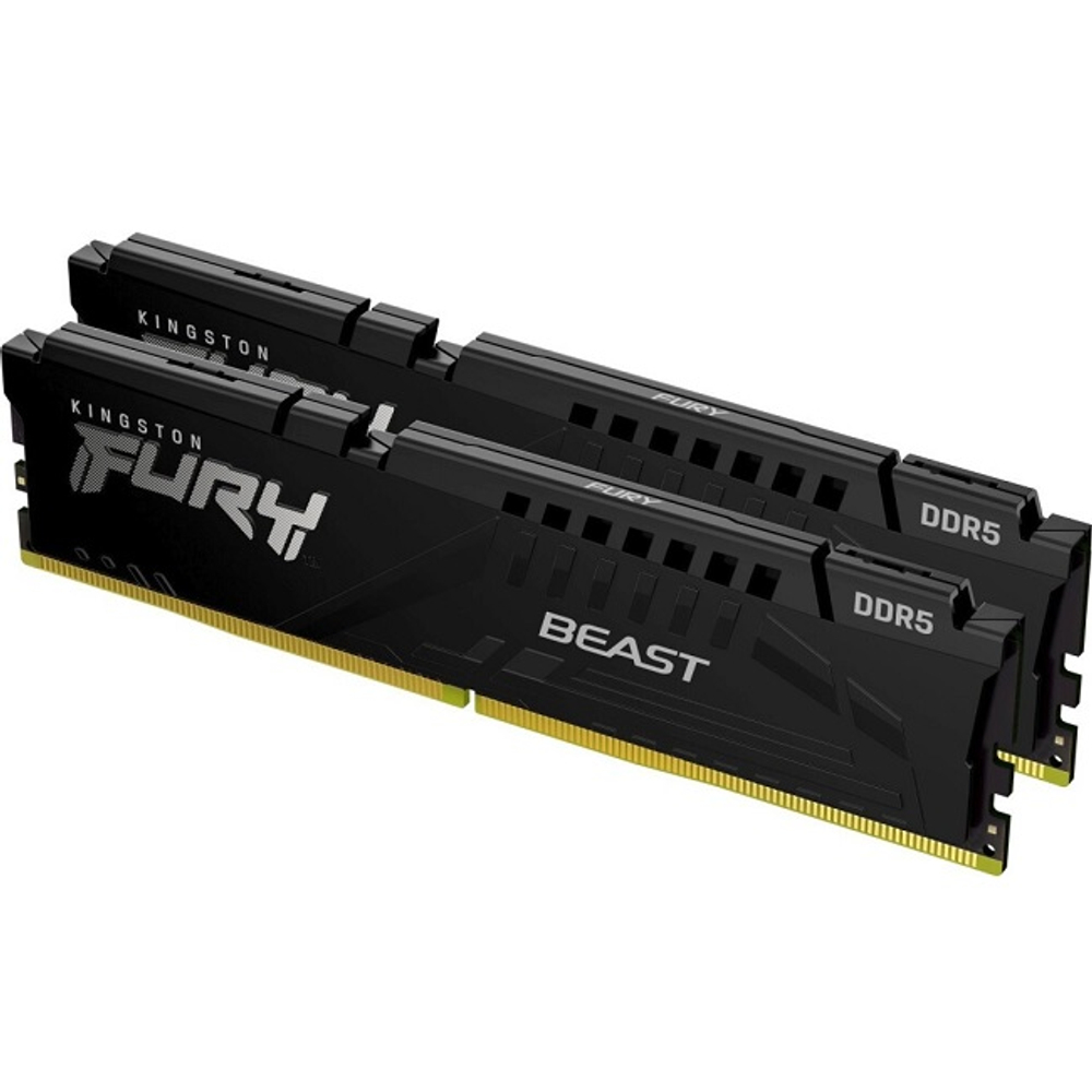 Модуль памяти DIMM DDR5 16Gb, 6000Mhz, 2x8Gb, Kingston FURY Beast EXPO (KF560C30BBEK2-16)