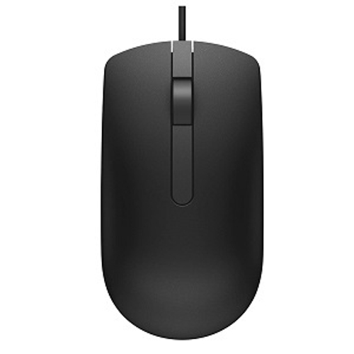 Мышь Dell MS116 USB, 1000 dpi, оптическая, USB, черный (570-AAIS)