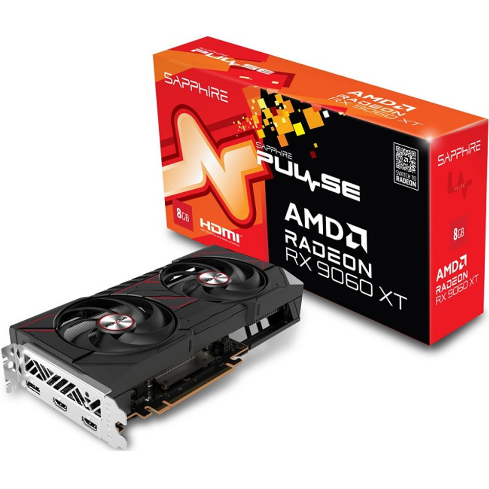 Видеокарта Sapphire Radeon RX 9060 XT PULSE 8GB (11350-05-20G)