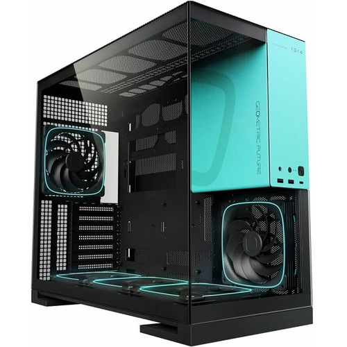 Корпус Midi-Tower Geometric Future Model 5, ARGB, E-ATX, черный/синий (1AM5WKBB001100)