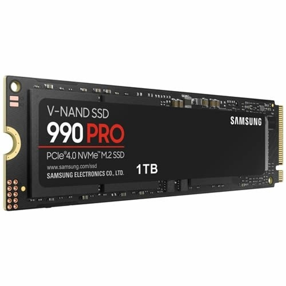Жесткий диск SSD M.2 1Tb Samsung 990 PRO, 7450/6900MBs, 155000 IOPS, TLC 3D NAND, PCI-E4.0x4 (MZ-V9P1T0BW)