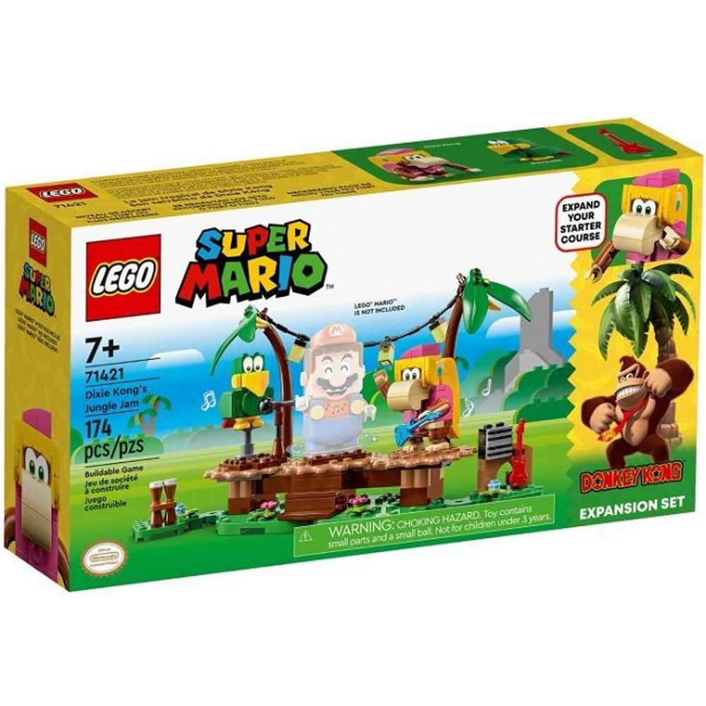 Конструктор LEGO Super Mario 71421 Дикси Конг в джунглях, 174 детали
