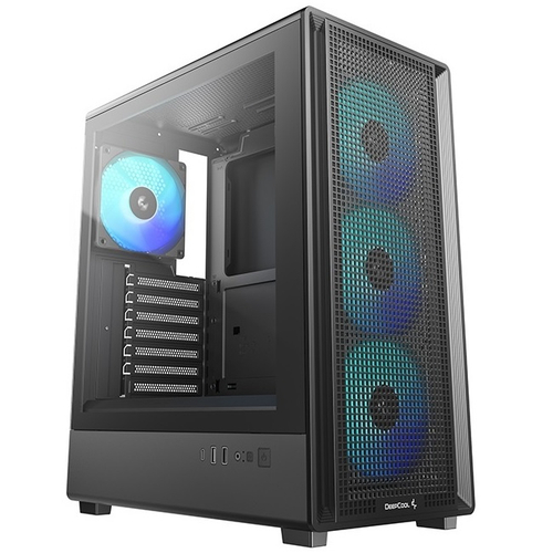 Корпус Midi-Tower DeepCool CC550 4F TG ARGB Black (R-CC550BKANA4-G)