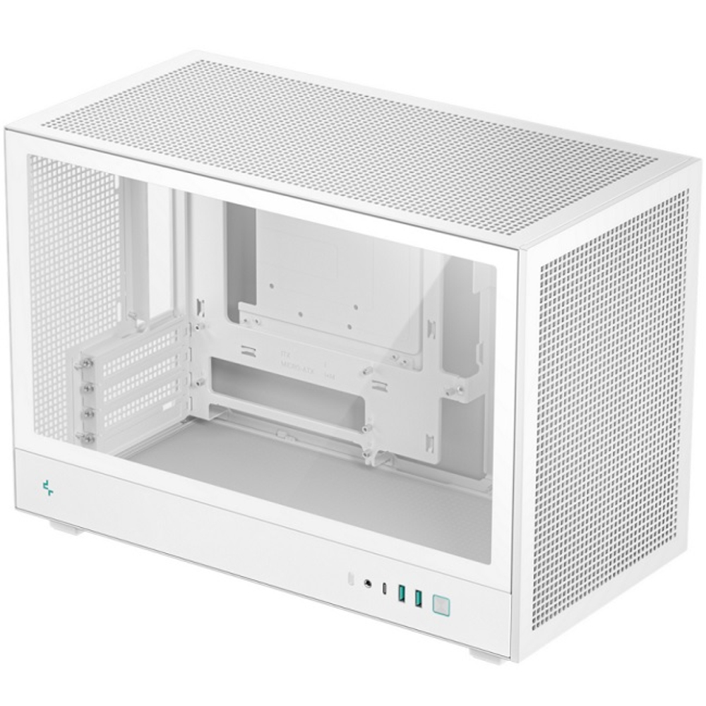 Корпус Mini-Tower DeepCool CH260 WH, Micro-ATX, белый (R-CH260-WHNGM0-G-1)